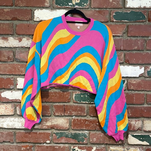 Show Me Your MuMu Sweaters - Show me your Mumu cropped sweater size medium New